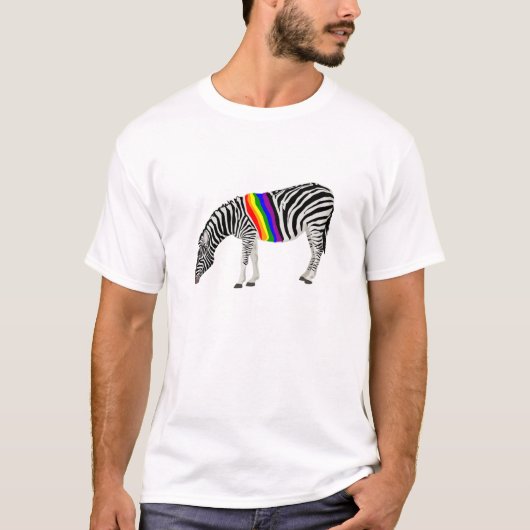 LGBT-Zebra T-shirt (Voorkant)