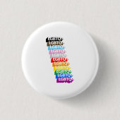 LGBTQ 3D RONDE BUTTON 3,2 CM (Voorkant)