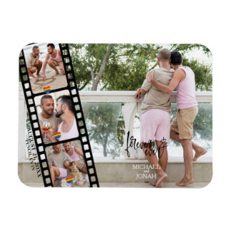 LGBTQ 4 FOTO Filmstrip sparen de Datum Magneet