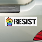 LGBTQ+ Activisme Bumpersticker (Op auto)