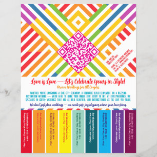 LGBTQ+ afscheurfolder Flyer