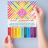 LGBTQ+ afscheurfolder Flyer (Hand)