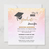 LGBTQ Afstuderen en regenboogvaart Vlag Afstuderen Kaart (Achterkant)