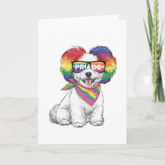 LGBTQ+ Algemene Wenskaart - Regenboog Puppy