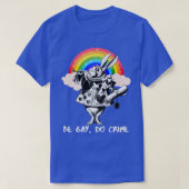 LGBTQ Alice-In-Wonderland White Rabbit - Be Gay Do T-shirt (Design voorkant)