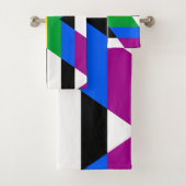 LGBTQ+ Ally Flag Bad Handdoek (Insitu)