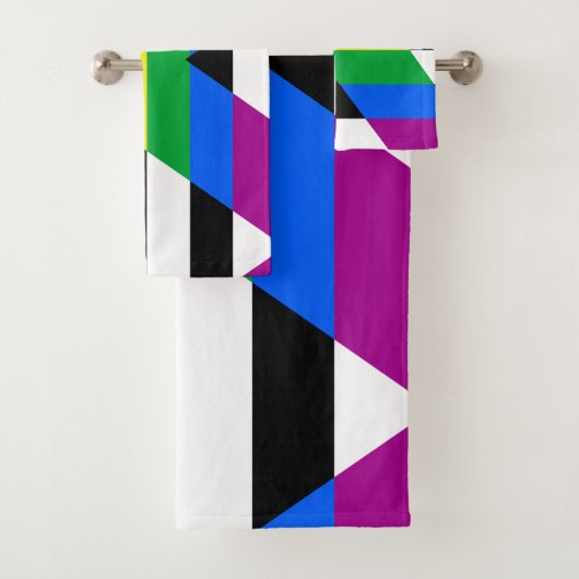 LGBTQ+ Ally Flag Bad Handdoek (Insitu)