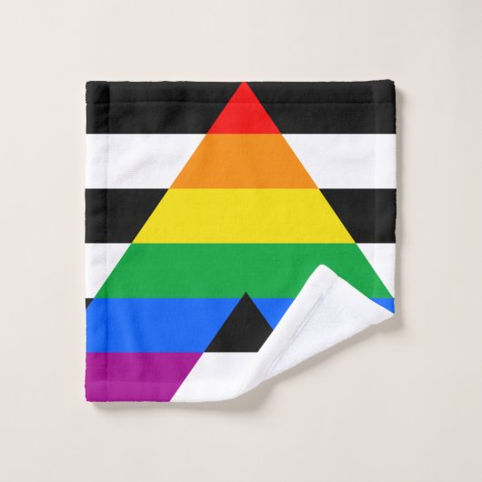 LGBTQ+ Ally Flag Bad Handdoek (Wasdoekje)