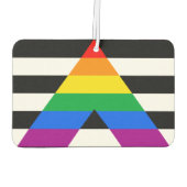LGBTQ+ Ally Flag Luchtverfrisser (Achterkant)