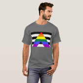 LGBTQ+ Ally Flag T-shirt (Voorkant volledig)