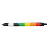 LGBTQ+ Ally Flag Zwarte Inkt Pen (Voorkant)