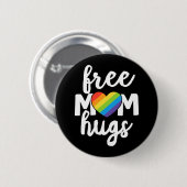 LGBTQ Ally Free Mam Hugs Pride Month Ronde Button 5,7 Cm (Voorkant /achterkant)