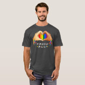 LGBTQ Ally Gay Pride Mannen Vrouwen T-shirt (Voorkant volledig)