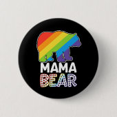 LGBTQ Ally Mama Beer Pride Month Ronde Button 5,7 Cm (Voorkant)