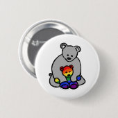 LGBTQ+ Ally Ronde Button 5,7 Cm (Voorkant /achterkant)