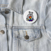 LGBTQ+ Ally Ronde Button 5,7 Cm (In situ)