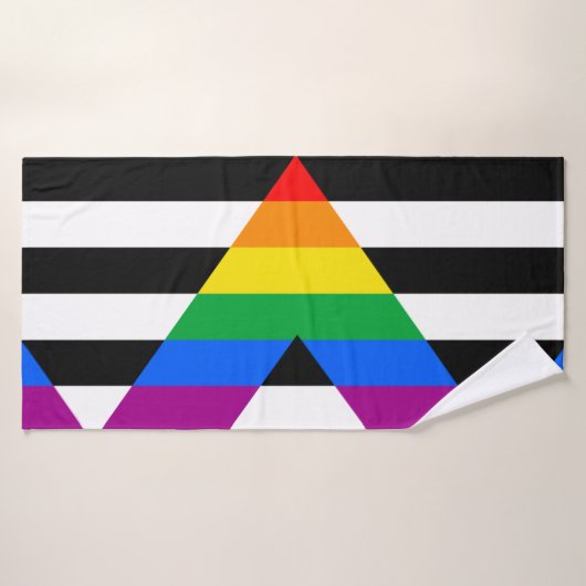LGBTQ+ Ally-vlag Badhanddoek (Badhanddoek)