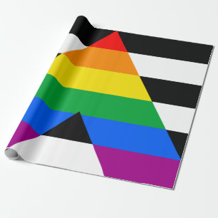 LGBTQ+ Ally-vlag Cadeaupapier