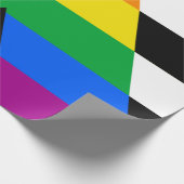 LGBTQ+ Ally-vlag Cadeaupapier (Hoek)