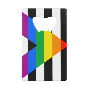 LGBTQ+ Ally-vlag Creditkaart Flessenopener