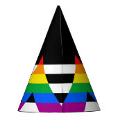 LGBTQ+ Ally-vlag Feesthoedjes (Achterkant)