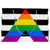 LGBTQ+ Ally-vlag Groot Cadeauzakje (Achterkant)