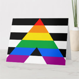 LGBTQ+ Ally-vlag Kaart