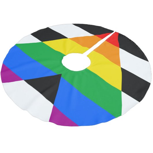LGBTQ+ Ally-vlag Kerstboom Rok (Gekanteld)
