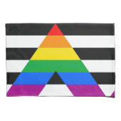 LGBTQ+ Ally-vlag Kussensloop (Voorkant-Links)