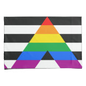 LGBTQ+ Ally-vlag Kussensloop (Voorkant-Rechts)