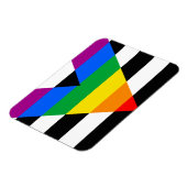 LGBTQ+ Ally-vlag Magneet (Linkerzijde)