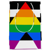 LGBTQ+ Ally-vlag Medium Cadeauzakje (Voorkant)