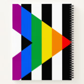 LGBTQ+ Ally-vlag Notitieboek (Achterkant)