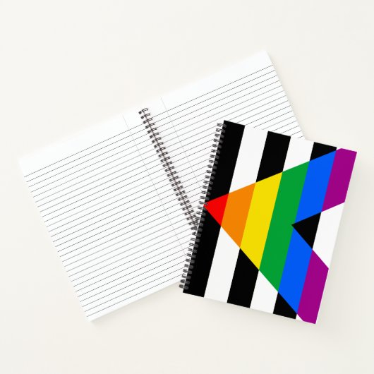 LGBTQ+ Ally-vlag Notitieboek (Binnen)