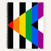 LGBTQ+ Ally-vlag Notitieboek (Voorkant)