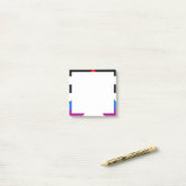 LGBTQ+ Ally-vlag Post-it® Notes (Op bureau)