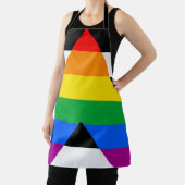 LGBTQ+ Ally-vlag Schort (Insitu)