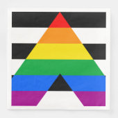 LGBTQ+ Ally-vlag Servet (Voorkant)