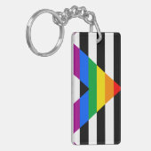 LGBTQ+ Ally-vlag Sleutelhanger (Voorkant Links)