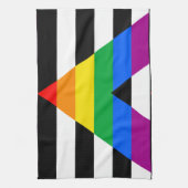 LGBTQ+ Ally-vlag Theedoek (Verticaal)