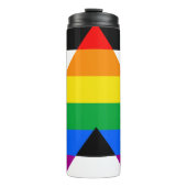 LGBTQ+ Ally-vlag Thermosbeker (Voorkant)