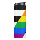 LGBTQ+ Ally-vlag Thermosbeker (Gedraaid links)