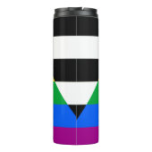 LGBTQ+ Ally-vlag Thermosbeker (Achterkant)