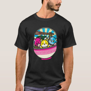 LGBTQ Animal Lesbian Cat Pansexual Flag Pan Pride T-shirt