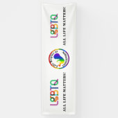 LGBTQ+ Anti-Abortus Banner (Verticaal)