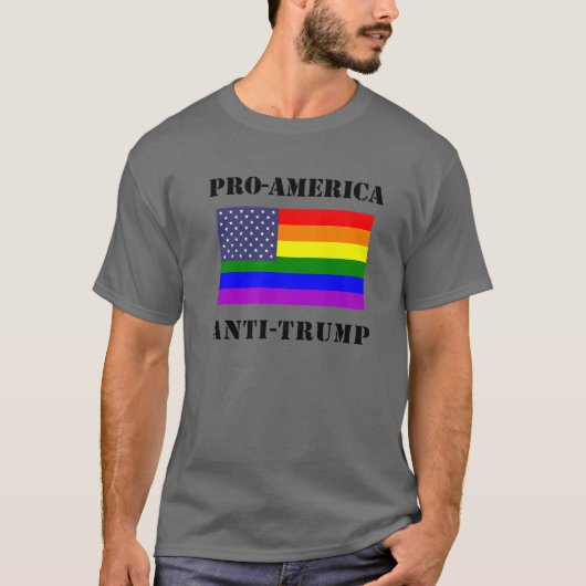 LGBTQ antitrump T-shirt (Voorkant)