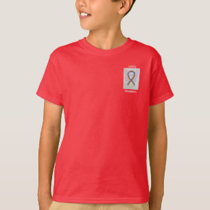 LGBTQ Awareness Rainbow Ribbon Angel T-shirt