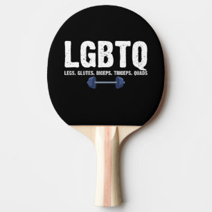 LGBTQ Benen Billen Biceps Triceps Quadriceps Gymli Tafeltennisbatje
