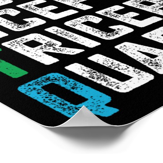 LGBTQ benen bilspieren biceps triceps quads Funny  Poster (Hoek)