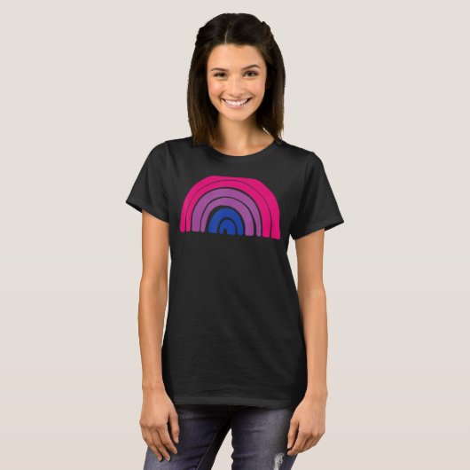 Lgbtq Bisexual Pride Flag Lgbtqia+ Rainbow Bisexua T-shirt (Voorkant volledig)